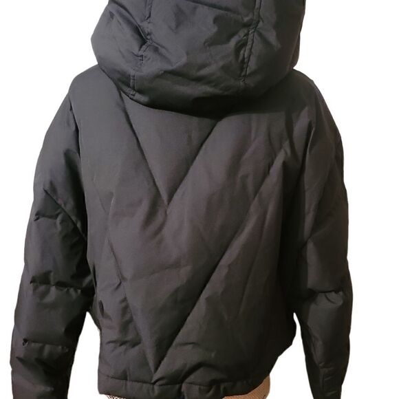VHNY Vivienne Hu New York Cropped Black Puffer Jacket Ladies Size L - Picture 5 of 11